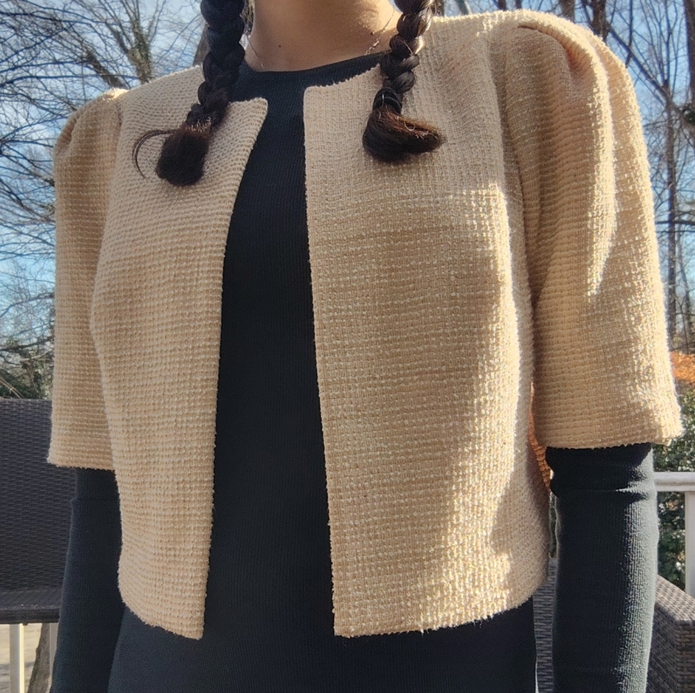 Calvin Klein Tan Textured Women's Shrug